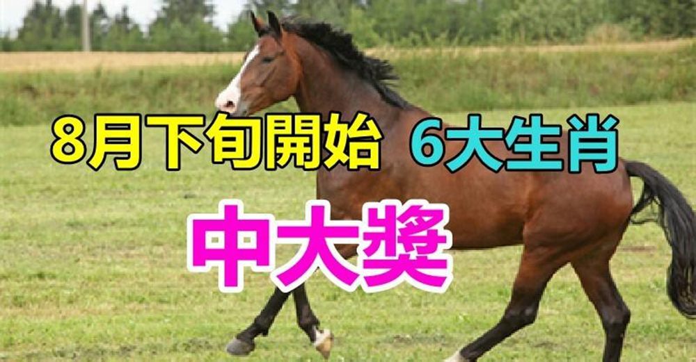 抽中上上籤,8月下旬開始財帛入命好運不斷,6大生肖買彩票中大獎,人生更上一層樓