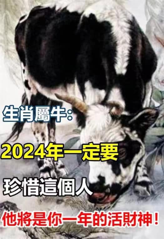 生肖屬牛：2024年一定要珍惜這個人， 他將是你一年的活財神！
